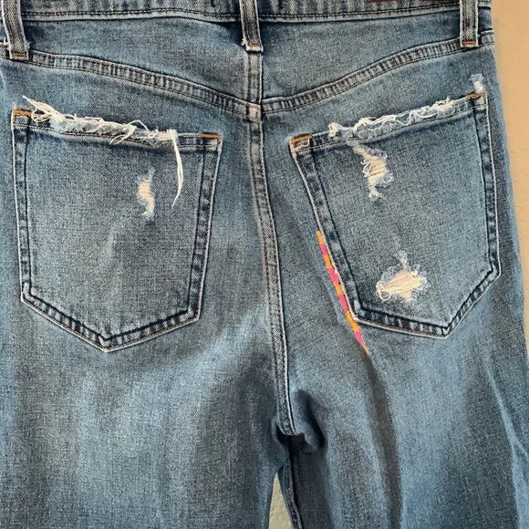 Abercrombie and Fitch Zoe Natural Rise Ankle straight leg jeans - Picture 5 of 6